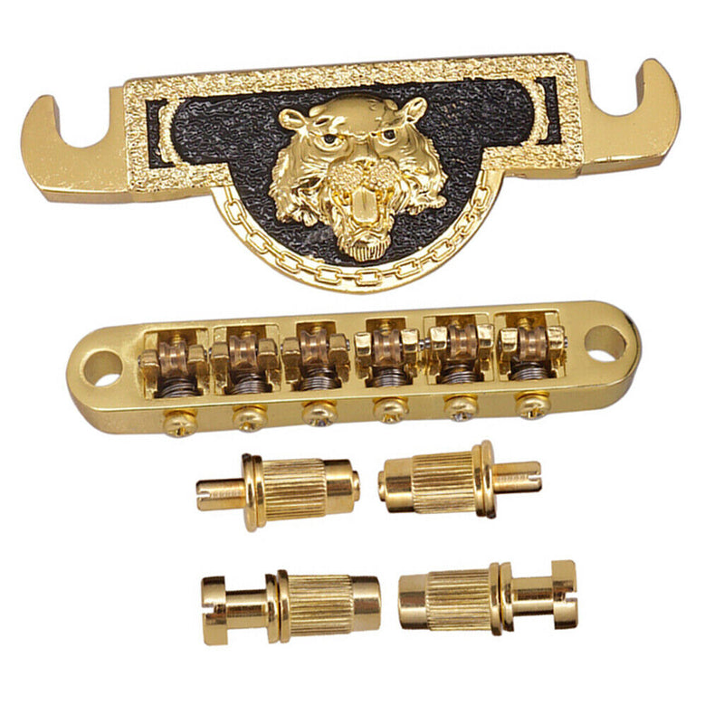 1 Set Zinc Alloy Bridge & Tailpiece for Gibson Les Paul Guitar Replacements,