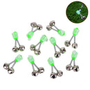 10PCS New Fishing Bite Alarms Fishing Rod Stalk Bells & Clamp Tips Fishing Bell@