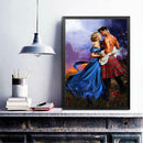 5D DIY Full Drill Diamond Painting Dancing Lovers Cross Stitch Embroidery