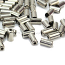100Pcs Bike Bicycle Cycle Metal Brake Cable Wire Tips Caps Crimps 10x5x5mm