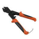1X(8 Inch Two-Color Handle Mini Cutter Steel Wire Cutting Plier Manganese S