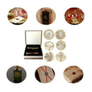 Moorlando Wax Seal Stamp Set, 6Pcs Botanical Sealing Wax Stamp Brass Heads  K1J9