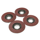 115mm/4.5'' Flap Wheels Grinding Sanding Discs 60 Grit Angle Grinder TOP OZ