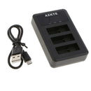 Triple Battery Charger Charging Cradle for Gopro Hero 5 6 7 Black Cameras
