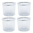 4x Stainless Steel Filters Refillable Coffee Capsules Pod Cup For Illy Clear