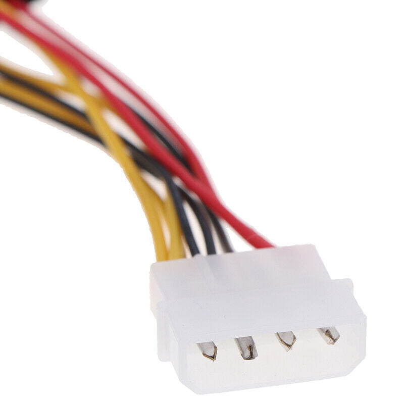 4 in 1 Computer Cooling Fan Power Cable CPU PC Cooler Wire Adapter Connector SE