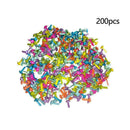 200Pcs Mixed Color Metal Brad Paper Fastener For Scrapbooking Craft 8mm L5I I4A2