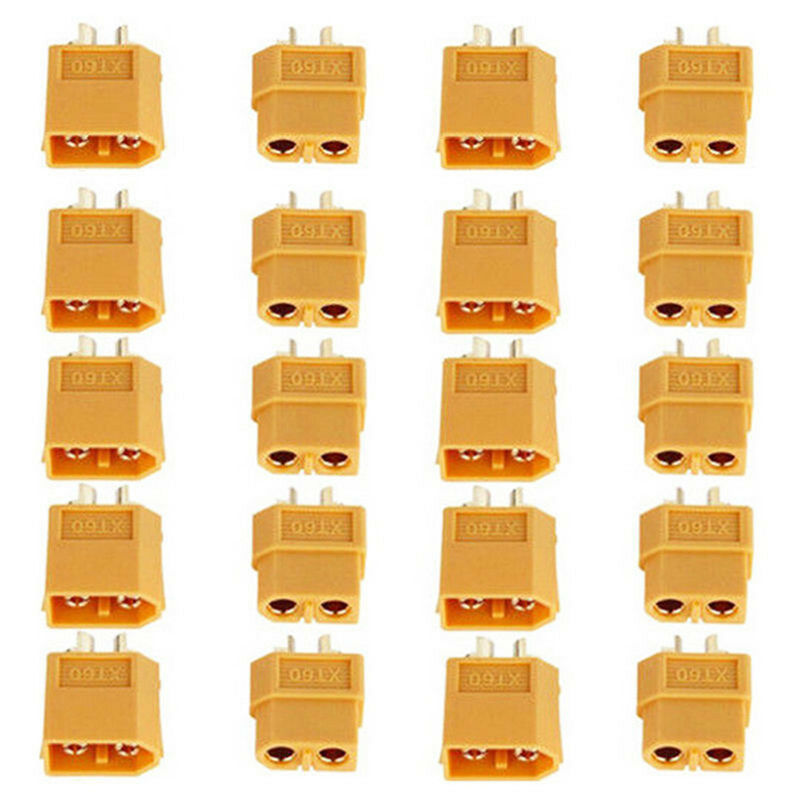20PCS 10 Pairs XT60 Male Female Bullet Connectors Plugs For RC Lipo Battery LJ