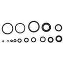 225pcs Rubber O Ring O-Ring Washer Seals Gasket Assortment Kit Black Fit Car