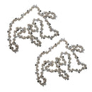 Pack of 2 22inch 76 Drive Links Universal Chainsaw Saw Chain for STIHL Husqvarna