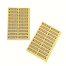 100pcs Hand made with love Seal Stickers for DIY Gift Cookie Packaging Labels ME