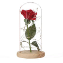LED Flashing Luminous Artificial Preserved Rose Romantic Decorative Flower