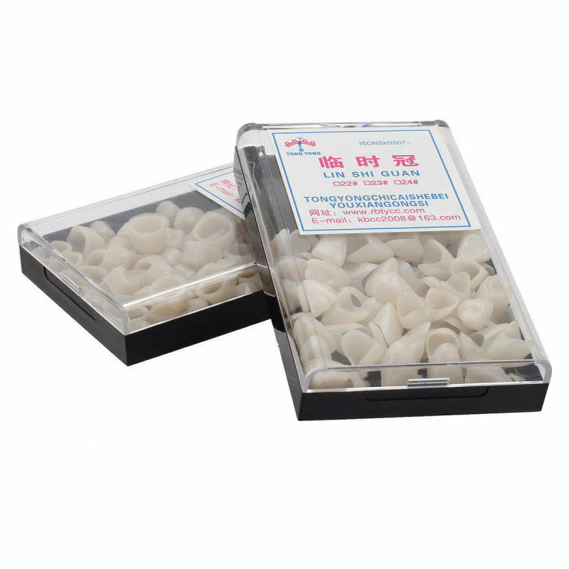 100Pcs Dental Temporary Crown Veneers Material Anterior Front Back Molar T XKT