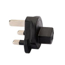 Wa-0183 Uk Male Iec 320 C13 Adapter, Uk 3 Pole Male To Iec Female Adapter C1X8