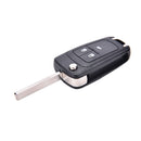lip Folding 3 Button Flip Remote Key Shell Case Cover Fob for Chevrolet Cruze MO