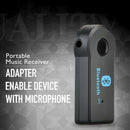 Bluetooth V5.0+EDR Audio Receiver Handsfree Car Kit 3.5mm AUX Music Adapter A