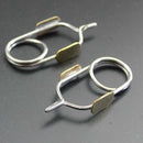 Non-skid Fly Tying Hackle Pliers - Fly Tying Tools