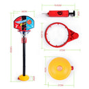 Portable Basketball Score W / Basketball Pump Set Boys Girls
