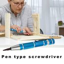 9 in 1 Pen Type Portable Precision Screwdriver Set Sleeve Screwdriver Bits