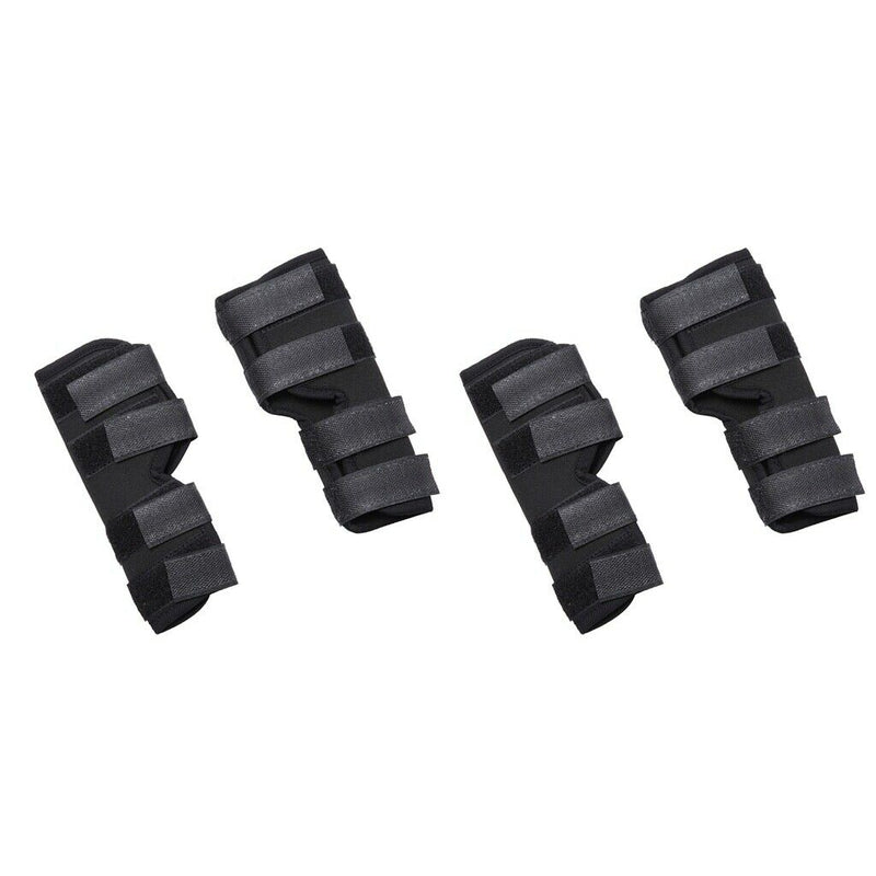 2 Pcs Black Dog Foot Protective Pet Rear Leg Joint Wrap Pet Rear Leg Joint Wrap