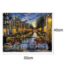 DIY Digital Oil Painting Kit Paint Linen Cloth/Oil Patinting Oil Paintings