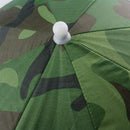 2PCS Umbrella Hat Headwear for Outdoor Fishing Gardening Beach (Camouflage)