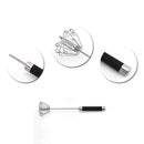 Easy Whisk Semi Automatic Stainless Whisks Hand Push Egg Beater Whip Milk Mixer