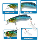 Fishing Lures Crank Bait Squid Black Fish Lure With Feather Hook Tackle Sinking