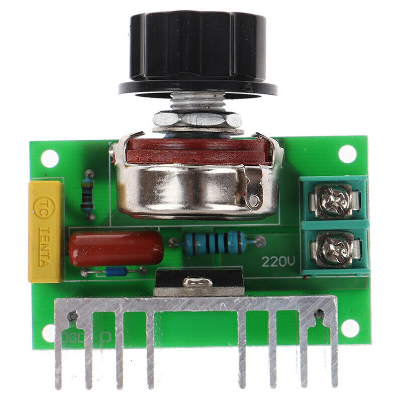 220V 4000W SCR Electronic Volt Regulator Speed Controller Governor Dimmer Mod Gw