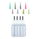 30ml Tattoo Ink Pigment Glue Oil Syringe Bottles with Precision Needle Tips Tool