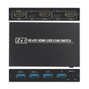 HDMI KVM Switch Ultra HD 4K for 2 PC Sharing Monitor Keyboard Mouse Printer A