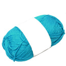 Lake Blue Knitting Yarn Natural Bamboo Cotton Skein Ball Fingering DIY Wea JYX