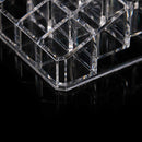 Clear Acrylic 9 Lipstick Holder Display Cosmetic Organizer Makeup Case StorageM&