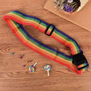 4 Travel Luggage Suitcase Strap Baggage Backpack Bag Rainbow HOT Color Belt O9G4