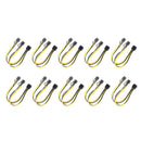 10x20cm PCIe ToDual 8-pin/-2x(6+2pin) Extension Y-Splitter Case Fan Power Cable