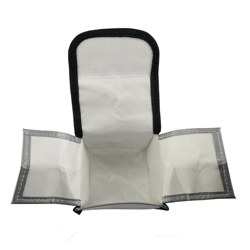 Lipo Battery Charge & Storage Safe Bag Large Size Fire Resistant 100x75x60mm