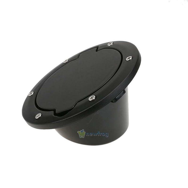 SN9F Fuel Tank Cap Black ABS Tank Cover Replacement for Jeep Wrangler JK 07-16