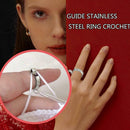 Adjustable Knitting Loop Crochet Loop Knitting Accessorie Ring