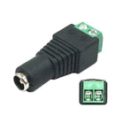 DC Power Male 5.5 x 2.1mm Jack Adapter Cable Plug Connector for CCTV / SLS