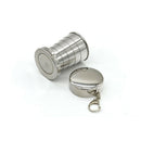 Travel Traveling Telescopic Collapsible Shot Glass Emergency Pocket Fol QZY