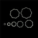7Pcs Lovely Flower Circles Cutting Dies Scrapbook Embossing Album Paper Craft JR