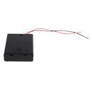 3pcs ON/OFF Battery Holder Case Cell Box for 4 x 1.5V AAA Batteries L4A6