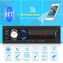 Single 1DIN Bluetooth Car Stereo MP3 Player FM Radio AUX TF Card U Disk+Remote
