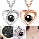 100 Languages I Love You Projection Pendant Necklace Romantic Love Wedding  W6J2