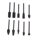 10pcs Mini Grinding Head Rotary File Bits For Engraving Woodworking Tool