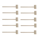 30Pieces Jewellers Leather Wooden Hammer Crab Mallet Gavel for Kids Tools