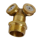 Brass Spray Misting Nozzle Garden Sprinklers Fitting Hose Water Connector,  X7Z3