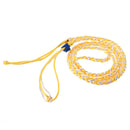 Pet Hamster Cage Leash Adjustable Pet Rat Mouse Harness Rope Leash(Yellow)