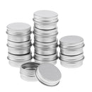 10 Pieces 5ml Aluminium Lip Balm Soap Tins Case Mints Ointment Glitters Jars