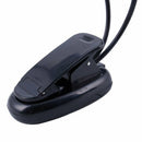Mini Flexible Lamp with 4 LEDs Black Plastic Reading lamp Desk Lamp Plastic U7E7